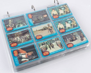 1977 TOPPS - 'STAR WARS' assortment of cards, laid out a tad haphazardly in ringbinder, incomplete but with heaps of duplication; condition generally good to very good. (350+) 