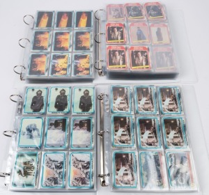 1980 TOPPS - 'STAR WARS - THE EMPIRE STRIKES BACK': assortment of cards, laid haphazardly in four ringbinders, incomplete but with heaps of duplication (up to x7); condition generally good to very good. (1000+)