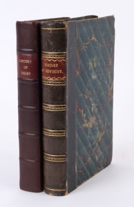 [ENGLISH LOCAL HISTORIES] 'THE HISTORY OF DERBY from the Remote Ages of Antiquity, to the year MDCCXCI.' by HUTTON, W. [London: J Nichols, 1791] FIRST EDITION, 8vo, pp xvi, 320, frontispiece (Prospect of Derby), Plan of Town, 17 plates, contemporary brown