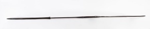 Zulu spear, hand forged steel and wood, South African origin, late 19th century, ​202cm high
