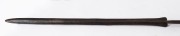 Zulu spear, hand forged steel and wood, South African origin, late 19th century, ​202cm high - 2