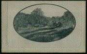 AUSTRALIA: Letter Cards: 1914-18 (BW:LC18/99C) 1d KGV Sideface perf.12&frac12; Die 1 in grey-black on Grey Surfaced Card with Off-White/Cream Interior, "Perth Road, Armadale (no sky, contouring changed)" illustration, fine unused, Cat $175.