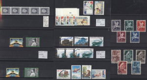 NETHERLANDS: 1906-1980s array on mostly sets on stockcards housed in photograph album, few 1940s used sets, strength however in 1960s-80s sets mint or used with high proportion of the mint 1970s-80s sets being MUH; generally fine. (100s)