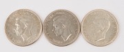 Coins - Australia: Crowns: 1937 KGVI Crowns (2), both Unc; also an EF example. (3) - 2