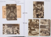 POSTCARDS - THEMATICS - ROYAL FAMILY & MILITARY: 1900s-80s single volume collection with KEVII Empire Day Card with printed 'Empire Movement' message on reverse, real-photo card of 'Royal Gathering at Windsor, November 1907', KEVII's Funeral Procession (1