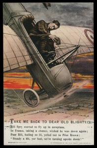 POSTCARDS - THEMATICS - 'SENTIMENTAL VERSE': single volume of mostly British WWI era cards with many Bamforth types including 'Take me back to Dear Old Blighty' (4), 'Till the Boys Come Home' (3), 'When you Come Home' (3) & 'For Killarney and You' (3), 'Love my Motherland' (3) & 'Till the Sands of the Desert Run Cold' amongst many others; also some European cards; condition variable. Desirable collection.