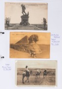 POSTCARDS - THEMATICS - MILITARY WWI:  Mostly French black & white cards including Battle of Somme images of war damage to the town of Peronne (captured by the AIF in September 1918), plus views of other French & Belgian towns including Abbeville, Amiens, - 2