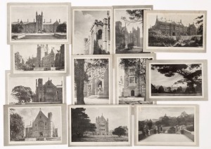 POSTCARDS - AUSTRALIAN STATES - NEW SOUTH WALES: Harold Cazneaux set of black & white cards showing views of the University of Sydney, some blemishes, generally good/very good condition, unused. (12)