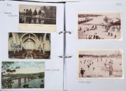 POSTCARDS - AUSTRALIAN STATES - NEW SOUTH WALES: Collection in two volumes with an&nbsp;approximate 60/40 split of earlier and later (post 1960) cards, with a good selection of Sydney cards including Dr Sheldon's magnetic liniment advertising on a view of Dunb - 3