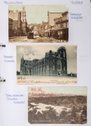 POSTCARDS - AUSTRALIAN STATES - TASMANIA & VICTORIA : single volume collection, the Victoria cards (140 approx) with an approximate 50/50 split of earlier and later (post 1960) cards, with lots of Melbourne building/street views plus a number of Rose seri - 2