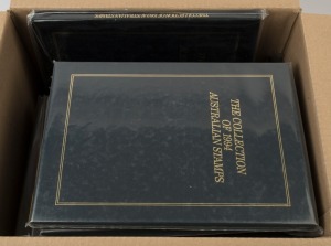 AUSTRALIA: Decimal Issues: POSTAGE - YEARBOOKS: 1982-2007 incomplete run comprising 1982 (2), 1983 (2), 1984-85, 1988 (2), 1989-90, 1991 (2), 1992-2000 & 2002- 2007 complete; 1991 issues onwards being 'Executive Editions'; Face value $1045. (26)