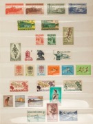 AUSTRALIA: General & Miscellaneous: 1920-80s in two sparsely-filled stockbooks&nbsp;with Engraved 6d Kooka MLH, Arms 5/- & 10/- (part imprint) MUH; PNG mint pre-decimals incl.1952 Pictorial set (10/- & &pound;1 MUH) plus 10/- Rabaul & &pound;1 Queen MUH; worldwide materia - 2