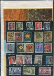 AUSTRALIA: Decimal Issues: 1966-74 1c QEII to $4 King stamp pack including 4c & 5c coil stamps, unusually stamps are mostly neatly placed on the inserted stockcard, sealed as issued; BW: 466w - Cat. $275, though current retail is $600+.