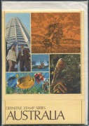 AUSTRALIA: Decimal Issues: 1966-74 1c QEII to $4 King stamp pack including 4c & 5c coil stamps, unusually stamps are mostly neatly placed on the inserted stockcard, sealed as issued; BW: 466w - Cat. $275, though current retail is $600+. - 2