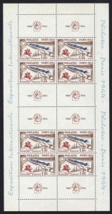 REST OF THE WORLD - General & Miscellaneous Lots: FOREIGN: 1952-79 selection comprising FRANCE 1954 Sport set of 6 & 1964 'Philatelic' M/S; LIECHTENSTEIN 1960 50r Europa,  LUXEMBOURG  1952 100th Anniversary 2fr+10fr & 4fr+10fr se-tenant pair and ‘CENTILUX