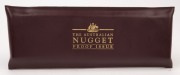 Coins - Australia: Gold: 1997 GOLD NUGGET SERIES: 1 oz ($100), 1/2oz ($50), 1/4 oz ($25), 1/10 oz ($15) and 1/20oz ($5) gold coins displayed in timber presentation case within leather sleeve (Ref. PN97 FS, #78); 1.90oz (59.10gr) of 999/1000 gold. (5 coins - 2