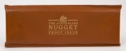 Coins - Australia: Gold: 1993 GOLD NUGGET SERIES: 1 oz ($100), 1/2oz ($50), 1/4 oz ($25), 1/10 oz ($15) and 1/20oz ($5) gold coins displayed in timber presentation case within leather sleeve (Ref. PN93 FS, #137); 1.90oz (59.10gr) of 999/1000 gold. (5 coin - 2