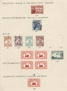 Kangaroos - Collections & Accumulations: Array on album pages with First Wmk to 5/-, Second Wmk to 2/- & 5/-, 3rd Wmk to 5/- (4), 10/- (2, one an aniline shade) and &pound;1 grey (shallow thin), SMult to 2/- & 10/-, plus a few KGV commemorative stamps; conditio - 5