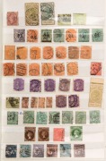 AUSTRALIAN COLONIES & STATES - General & Miscellaneous Lots: 1860s-1913 disorganised assortment in stockbook, best likely WA with 1880s-1912 mint values to 8d, 9d & 10d including a few surcharges, also used NSW (with imperf 2d Laureate),Qld, SA, & Victori - 4