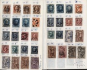 UNITED STATES OF AMERICA: 1880s-1920s selection in two old-time approval books with 1893 Columbians to 6c, 8c (2) & 10c (4), 1898 Trans-Mississippi 1c (2), 4c, 5c (2), & 10c, 1901 Pan-Am set, 1904 5c Louisiana (2), other useful pickings amongst definitive