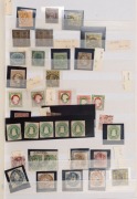 GERMAN STATES & GERMANY: with better States including BRUNSWICK 1853-56 1sgr used on piece, 1857 (SG.12) 4/4ggr (2) both unused; HANOVER 1859-61 3gr brown; OLDENBURG 1862-67 Rouletted&nbsp;1/3g (6) unused (minimum Cat. &pound;500),&nbsp;PRUSSIA 1850-56 4pf yellow-green, 