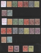 KGV Heads - Collections & Accumulations: 1913-36 largely complete on simplified basis&nbsp;mostly VFU (or CTO) with 1d Engraved (2, shades); Single Wmk (23) to 1/4d incl.1d red Die III & 4d lemon; LMult&nbsp;(5) incl. 1d carmine; No Wmk (2);&nbsp;&nbsp;SMult P.14 (8) to 1/4d - 2