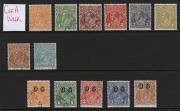 KGV Heads - Collections & Accumulations: 1913-36 largely complete on simplified basis&nbsp;mostly VFU (or CTO) with 1d Engraved (2, shades); Single Wmk (23) to 1/4d incl.1d red Die III & 4d lemon; LMult&nbsp;(5) incl. 1d carmine; No Wmk (2);&nbsp;&nbsp;SMult P.14 (8) to 1/4d - 3