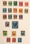 GERMANY & STATES: mostly used collection in album with BAVARIA 1849-62 imperf 3k (2) in blue or in rose and 6k brown, 1911-19 Luitpold to 1m & 2m Type II, 1914-20 People&rsquo;s State overprints to 80pf & 5m used; GERMANY 1875-79 &lsquo;PFENNIGE&rsquo; issues to 50pf (2), - 3