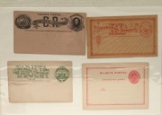 SOUTH & CENTRAL AMERICA: Mostly 19th century collection attractively presented in oversized album, majority Postal Cards or&nbsp;Lettercards predominantly unused with Brazil 80r Letter Cards (2) with Casa De Moeda illustrations, others from Costa Rica, Chile, - 4