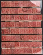 AUSTRALIA: General & Miscellaneous: Agglomeration with duplicated KGV Heads in large stockbook with ½d Green (200 approx), 1d Red (180 approx, good range of shades), 1½d Red (300 approx), and other duplicated values to 1/4d (5), lesser quantity of Roos to - 3