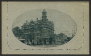 AUSTRALIA: Letter Cards: 1913-14 (BW:LC14/119C) 1d Kangaroo Design Original Die in grey-black, P.10&nbsp;on&nbsp;Grey&nbsp;to Greenish-Grey Surfaced Stock&nbsp; with Off-White to Cream Interior&nbsp;"St George's Terrace, Perth" illustration, variety EXTRA PERFORATIONS AT BASE,&nbsp;fi - 2