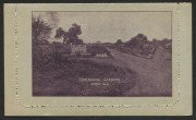 AUSTRALIA: Letter Cards: 1913-14 (BW:LC14/143D) 1d Kangaroo Design Original Die in purple-brown, P.10&nbsp;on&nbsp;Grey&nbsp;to Greenish-Grey Surfaced Stock&nbsp; with Off-White to Cream Interior&nbsp;"Zoological Gardens, Perth" rectangular&nbsp;illustration,&nbsp;fine unused, Cat. $150. - 2