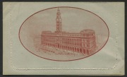 AUSTRALIA: Letter Cards: 1914-18 (BW:LC17/105) 1d KGV Sideface Design P10 Die 1 in brown&nbsp;on Grey Surfaced Card with Off-White/Cream Interior, "Post Office Sydney N.S.W." illustration, slight tone and bends. unused,&nbsp;Cat $175. - 2