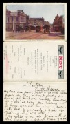 QUEENSLAND - Postal History: April 1906 usage of 1d red pair tied by TOWNSVILLE postmarks on most attractive 3-part folding lettercard&nbsp;provided to passengers on board S.S.Eastern of "The Eastern & Australian Steampship Co.", with a dinner menu, a view of - 3