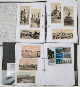POSTCARDS - WORLD 'A' to 'Z' Countries: 1900s-1980s collection in two volumes with an approximate 30/70 split between earlier and later (post 1960) cards, noting emissions from Aden, Curacao, Egypt, Gibraltar, Kenya (all modern, mostly wildlife) & Malta, 