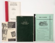 LITERATURE - TASMANIA: Selection of titles comprising "Tasmania - The Postal History and Postal Markings" by Campbell, Purves & Viney, 203pp softbound (1984) ;&nbsp;"Handbook of Tasmanian Revenue Stamps" by Craig, plus a bound copy of the Tasmania section of R