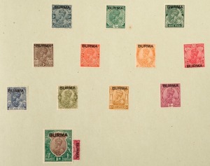 REST OF THE WORLD - General & Miscellaneous Lots: 1860s-1950s Collection in thick ledger album, good spread of worldwide material mostly used with plenty of modest pickings including GB QV to 2/6d, KGV Seahorses 2/6d (2) & 5/-, PUC low values in mint pairs; BURMA 1937 Opts on KGV 3p to 1r mint; FALKLAND ISLAND DEPS 1944 KGVI set of 32 mint, HONG KONG 1941 Centenary set mint; also useful selections from Bechuanaland, BEA/KUT, French Community, Germany & States, India & States, Italian East Afric
