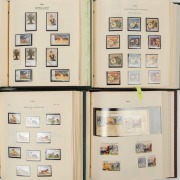 AUSTRALIA: 1979-2008 collection in four volumes, with most 1979-1998&nbsp;issues for the period represented MUH/mint/unused and/or used, 1999 onwards fragmentary & predominantly used. Includes some M/Ss, FDCs and a few stamps packs, values to $20 Paintings (MU