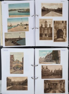 POSTCARDS - GREAT BRITAIN - 'N' to 'S' (SHROPSHIRE) Counties: 1900s-1980s collection in two volumes with an approximate 60/40 split between earlier and later (post 1960) cards comprising selections from Norfolk, Northamptonshire, Northumberland, Nottinghamshire, Oxfordshire & Shropshire; the Norfolk section containing plenty of coastal/resort town & 'Norfolk Broads' views, otherwise themes are mostly religious buildings, architecture, bridges, landmarks & rural scenery,