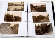 POSTCARDS - GREAT BRITAIN - 'W' Counties: 1900s-1980s collection in single volumes with an approximate 60/40 split between earlier and later (post 1960) cards, comprising cards from Wiltshire and Worcestershire. The Wiltshire section with views of Stonehe - 2