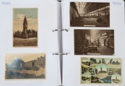 POSTCARDS - GREAT BRITAIN - YORKSHIRE: 1900s-1980s collection in a single thick volume with an approximate 60/40 split between earlier and later (post 1960) cards, with some harbour, dockside & coastal views otherwise mostly religious buildings, architect - 2