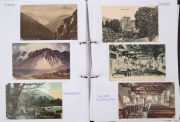 POSTCARDS - GREAT BRITAIN - CUMBRIA: 1900s-1980s collection in single volume&nbsp;with an approximate 60/40 split between earlier and later (post 1960) cards, noting 1924 real-photo of&nbsp;Meathop Sanitarium, many other showing mountains and lakes scenery&nbsp;includin - 2