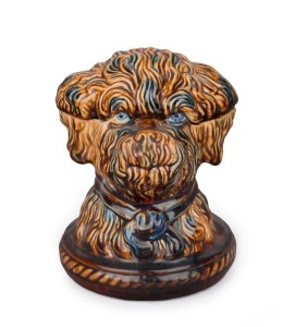 BENDIGO POTTERY Colonial pottery tobacco jar, 19th century, 14cm high