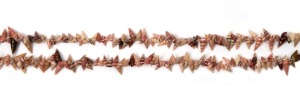A fine shell bead necklace, Tasmanian origin, 114cm long