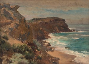 JAN HENDRIK SCHELTEMA (1861-1941), (seascape), 1931, oil on board, signed lower left "J.H. Scheltema", titled verso (illegible), 30 x 40cm, 40 x 50cm overall