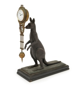 "KANGAROO" antique mystery swinging clock, early 20th century, ​​​​​​​31.5cm high