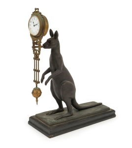 "KANGAROO" antique mystery swinging clock, early 20th century, 31.5cm high