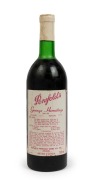 1975 Penfolds Grange Hermitage Bin 95, (1 bottle).