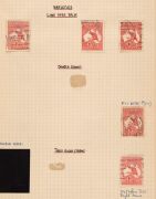 AUSTRALIA: General & Miscellaneous: ROOS & KGV HEADS COLLECTION: mostly used with small range of Roos to 2/- incl. 3rd Wmk 1/- blocks of 4 (3); bulk of value in KGV Heads to 4d with plenty of annotated varieties incl. Single Wmk 1d Reds noting "Run 'N'", - 6