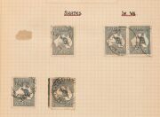 AUSTRALIA: General & Miscellaneous: ROOS & KGV HEADS COLLECTION: mostly used with small range of Roos to 2/- incl. 3rd Wmk 1/- blocks of 4 (3); bulk of value in KGV Heads to 4d with plenty of annotated varieties incl. Single Wmk 1d Reds noting "Run 'N'", - 8